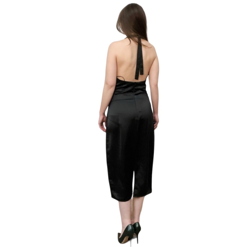 *NWT* Jason Wu Satin Halter Midi Dress - Picture 4 of 4